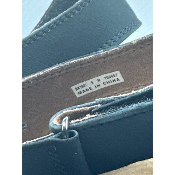 Rockport Briah Perforated Black Wedge Sandal Size 9M Comfortable Cork Heel - Picture 5 of 10